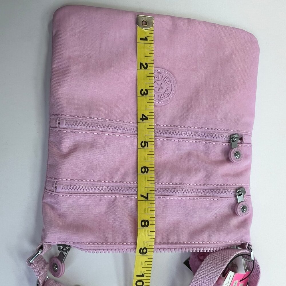 Kipling Keiko Mini Crossbody Bag Blooming Pink Lightweight Nylon - Picture 10 of 10